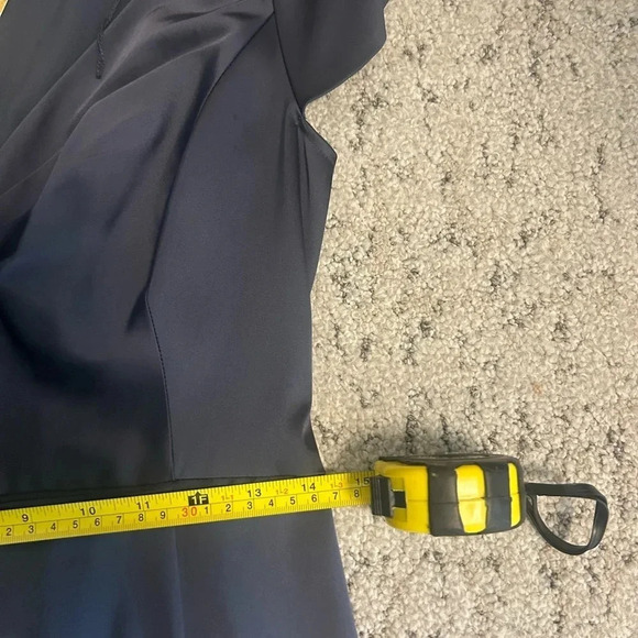 Monsoon London NWT dress  size 6 (10 UK) beautiful nylon blend and shimmery gray - Picture 11 of 13